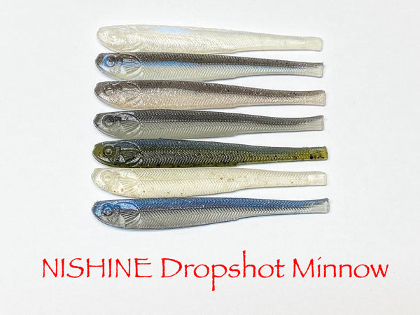 NISHINE LURE WORKS Nishine Dropshot Minnow ニシネ ドロップショット ミノー - ルアー、フライ